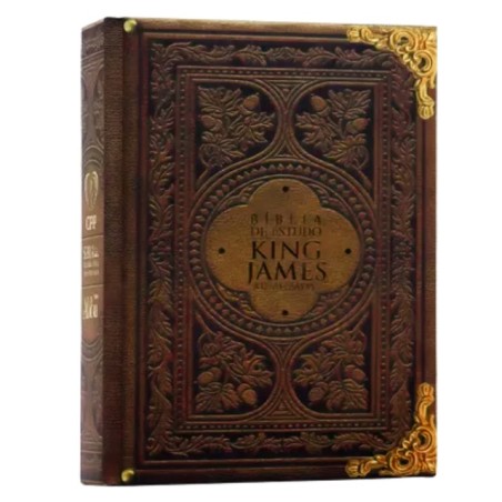 Bíblia de Estudo King James | Atualizada | Full Collor | Capa Dura | Vintage